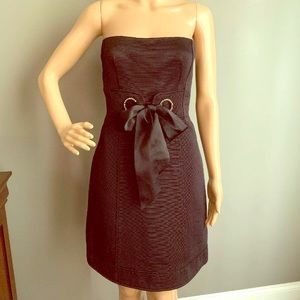 Nanette Lepore Black Corset Short Cocktail Dress 8